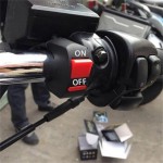 Handlebar switch for motorcycle - lights, emergency lights